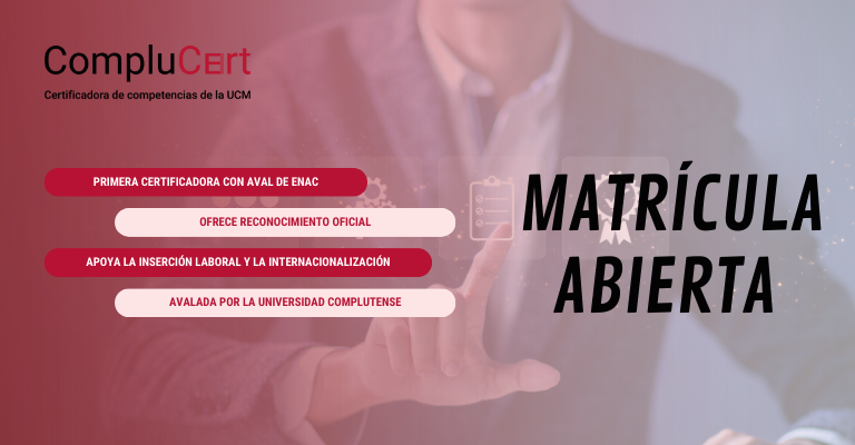 La Fundación Complutense crea CompluCert, su certificadora universitaria de competencias profesionales, digitales y lingüísticas